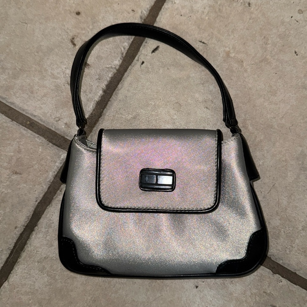 Y2K metallic Tommy small purse